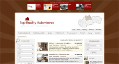 Desktop Screenshot of byty.reality-ruzomberok.eu