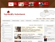 Tablet Screenshot of byty.reality-ruzomberok.eu